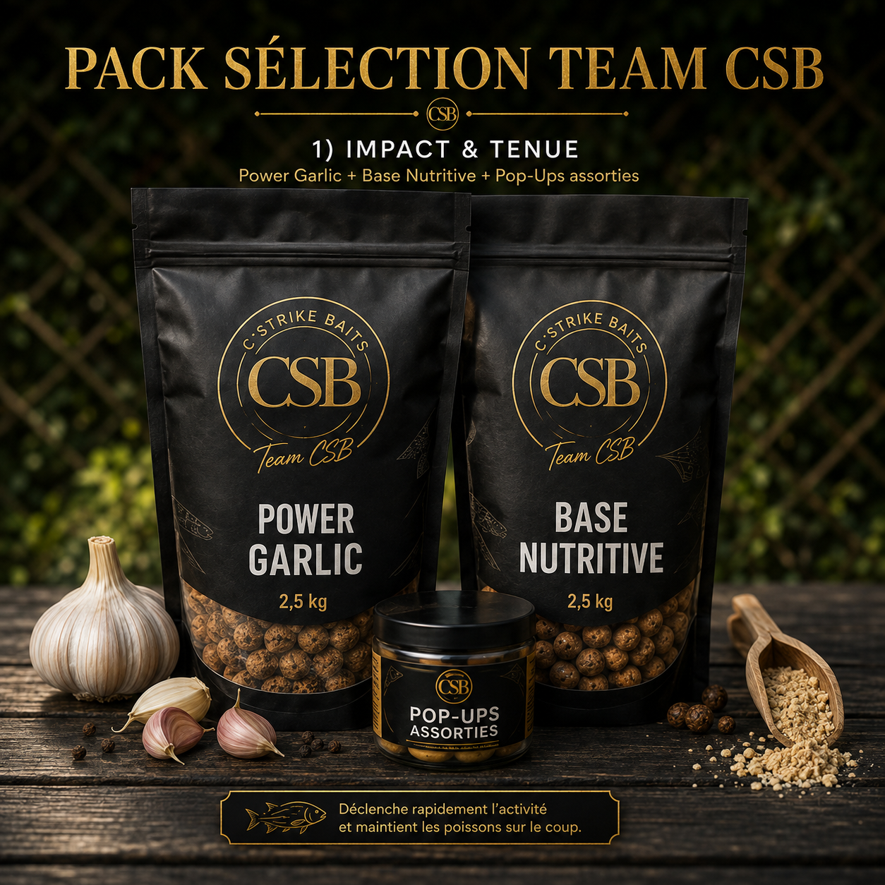 Pack Sélection Team CSB – Combo 5 kg + Pop-Ups