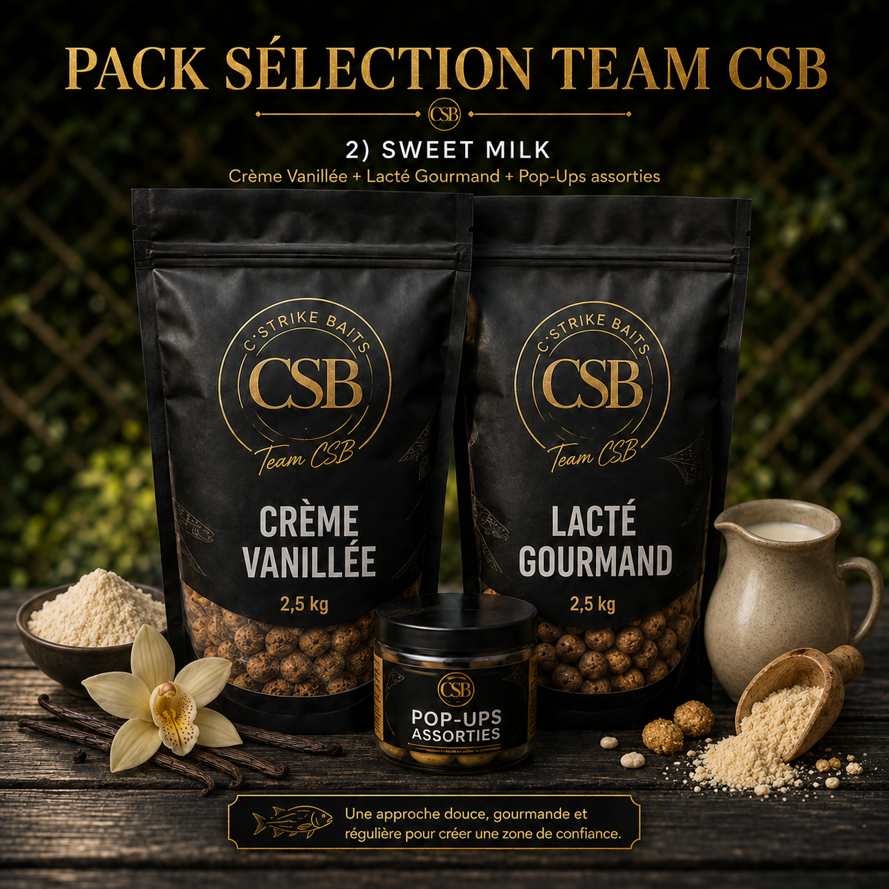 Pack Sélection Team CSB – Combo 5 kg + Pop-Ups